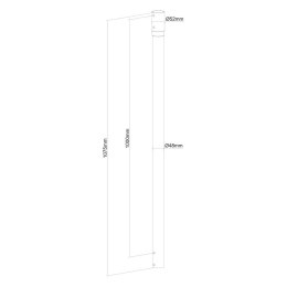 Przedłużacze Neomounts NS-EP100BLACK 100 kg