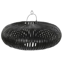 Abażur do Lamp Home ESPRIT Czarny Bambus 80 x 80 x 30 cm