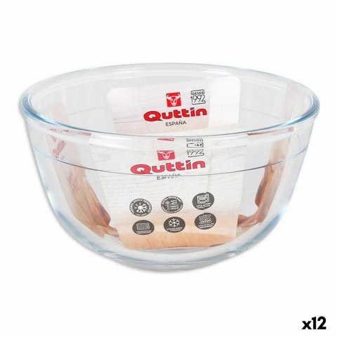 Miska do Mieszania Quttin Szkło 820 ml ø 14,6 x 8,1 cm (12 Sztuk)