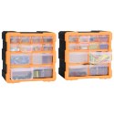 Organizery z 12 szufladkami, 2 szt, 26,5x16x26 cm