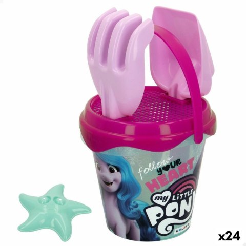 Zestaw zabawek plażowych My Little Pony Ø 14 cm polipropylen (24 Sztuk)