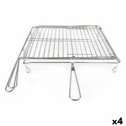 Grill Algon Chromowanie Obrotowy 40 x 45 x 10 cm (4 Sztuk)