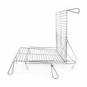 Grill Algon Chromowanie Obrotowy Srebrzysty 45 x 50 x 9 cm (4 Sztuk)