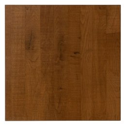 Stolik Czarny Naturalny Drewno MDF 60 x 60 x 75 cm