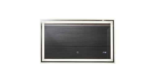 Aquamarin Lustro łazienkowe z oświetleniem LED, 100 x 60 cm