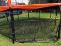 Trampolina Ogrodowa Jumpi 435cm/14FT Maxy Comfort Plus Pomarańczowa Z Wewnętrzną Siatką