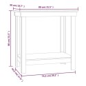 Stół roboczy, 80x50x80 cm, lite drewno sosnowe