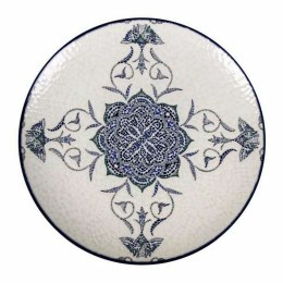 Płaski Talerz La Mediterránea Rosetta Porcelana (6 Sztuk)