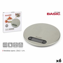 Wagę Kuchenną Basic Home Srebrzysty 20 x 2,1 cm (6 Sztuk)