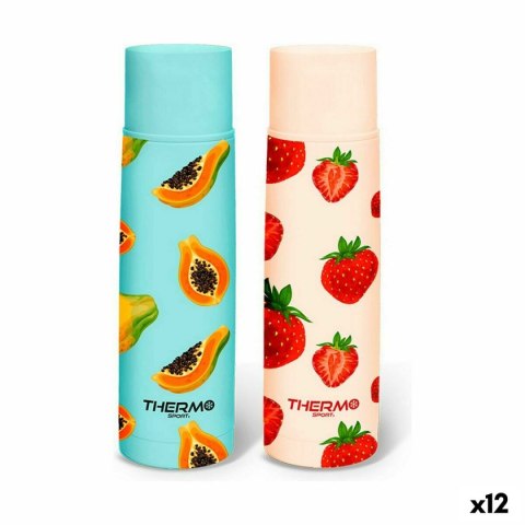 Termos podróżny ThermoSport Owoce Stal nierdzewna 500 ml (12 Sztuk)