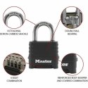 Zamek szyfrowy Master Lock M178EURD Stal Cynk Czarny