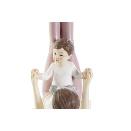 Figurka Dekoracyjna DKD Home Decor Różowy Yoga Scandi 15,5 x 6,5 x 17 cm