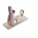 Figurka Dekoracyjna DKD Home Decor Różowy Yoga Scandi 15,5 x 6,5 x 17 cm