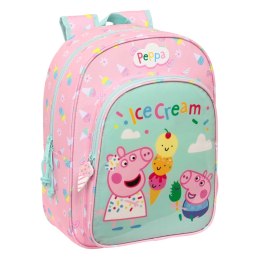 Plecak szkolny Peppa Pig Ice cream Różowy Mięta 26 x 34 x 11 cm