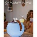 Głośnik Bluetooth Lampa LED KSIX Bubble Biały 5 W Przenośny