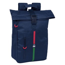 Plecak na Laptopa Benetton Italy Granatowy 28 x 42 x 13 cm