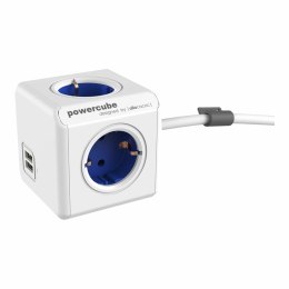 Kostka z Gniazdkami Allocacoc Powercube Extended 1402 USB 250 V 16 A 1,5 m