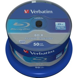 Blu-Ray BD-R Verbatim Datalife 50 Sztuk 25 GB 6x