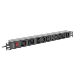 Listwa zasilająca Lanberg PDU-02I1908I-0200-C20-BK (2 m)