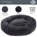 Petstuff Legowisko dla psa, okrągłe, ciemnoszare, 100 cm