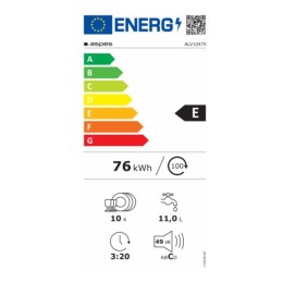 Zmywarka Aspes ALV1047X 45 cm 45 cm