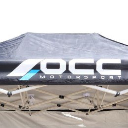 Ściana Namiotu OCC Motorsport OCCCARP30 Racing Czarny Poliester 420D Oxford 3 x 2 m 2 Sztuk