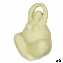 Figurka Dekoracyjna Kolor Zielony Dolomite 14 x 18 x 11 cm (6 Sztuk) Kobieta Yoga