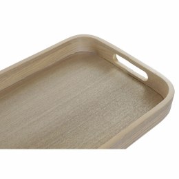 Tacka do przekąsek DKD Home Decor Naturalny Skandynawski 40 x 30 x 5,5 cm (2 Sztuk)