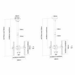 Uchwyt na TV Neomounts NM-C440BLACK 32-60