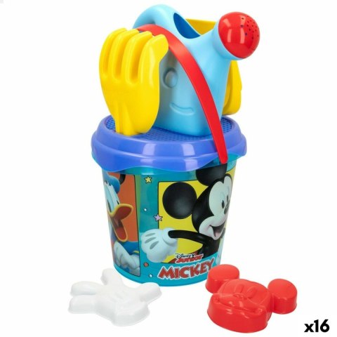 Zestaw zabawek plażowych Mickey Mouse Ø 18 cm (16 Sztuk)