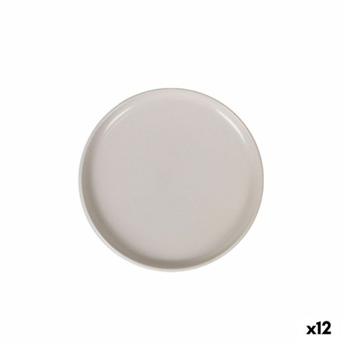 Tacka do przekąsek La Mediterránea Ivory Okrągła Ø 25 x 2,6 cm (12 Sztuk)