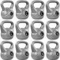 Kettlebell Hantle szara - 12 kg