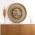 Lustro ścienne Vinthera Moa Rattan Naturalny 59 cm (4 Sztuk)