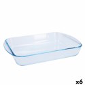 Naczynie do Piekarnika Pyrex Classic Vidrio Przezroczysty Szkło Prostokątny 35 x 23 x 6 cm (6 Sztuk)