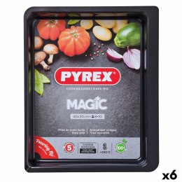 Naczynie do Piekarnika Pyrex Magic Prostokątny Metal 6 Sztuk 40 x 31 cm