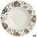 Talerz głęboki Queen´s By Churchill Jacobean Kwiecisty Ceramika Porcelánové nádoby 22,8 cm (6 Sztuk)