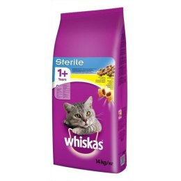 Karma dla kota Whiskas STERILE Dorosły kurczak 14 Kg