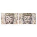 Obraz Home ESPRIT Budda Orientalny 120 x 3 x 80 cm (2 Sztuk)