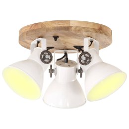 Industrialna lampa sufitowa, 25 W, biała, 42x27 cm, E27