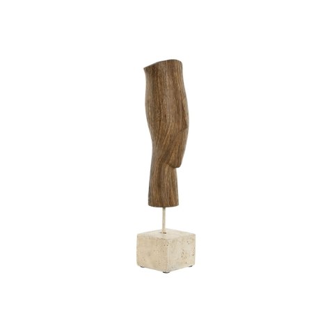 Figurka Dekoracyjna Home ESPRIT Biały Brązowy Twarz 8,5 x 8,5 x 37,5 cm