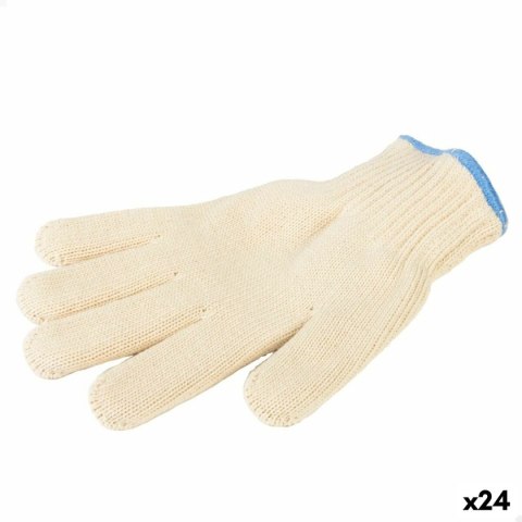 Barbecue glove Aktive 24 Sztuk Beżowy