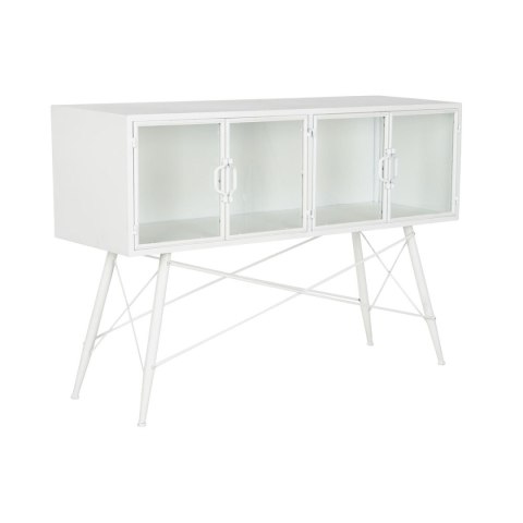 Console DKD Home Decor Biały Metal Szkło 120 x 35 x 80 cm