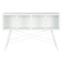 Console DKD Home Decor Biały Metal Szkło 120 x 35 x 80 cm