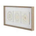 Obraz DKD Home Decor 61 x 3,8 x 26 cm 63,5 x 4 x 28,6 cm Koła Skandynawski (2 Sztuk)