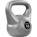 Hantle Kettlebell szare - 10 kg