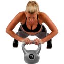 Hantle Kettlebell szare - 10 kg