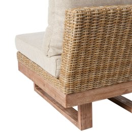 Kanapa ogrodowa Patsy Drewno Rattan 235 x 230 x 64,5 cm