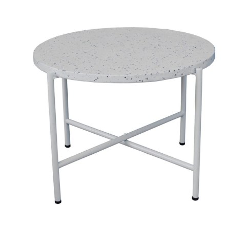 Stolik Terrazzo Biały 60 x 60 x 45 cm