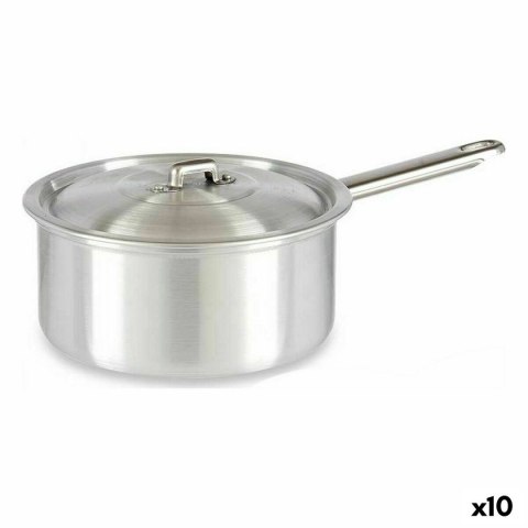 Garnek z Pokrywką Srebrzysty Aluminium 2 L 20 x 12 x 35,5 cm (10 Sztuk)