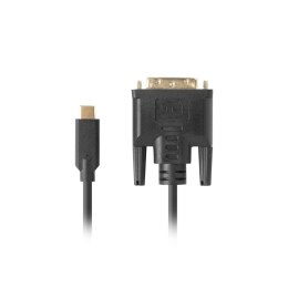 Kabel USB-C na DVI-D Lanberg CA-CMDV-10CU-0005-BK Czarny 50 cm